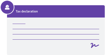 Tax declaration