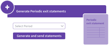 Generating exit statements