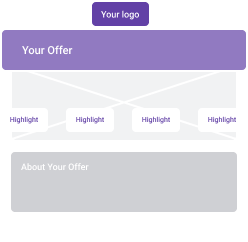 Landing page branding options